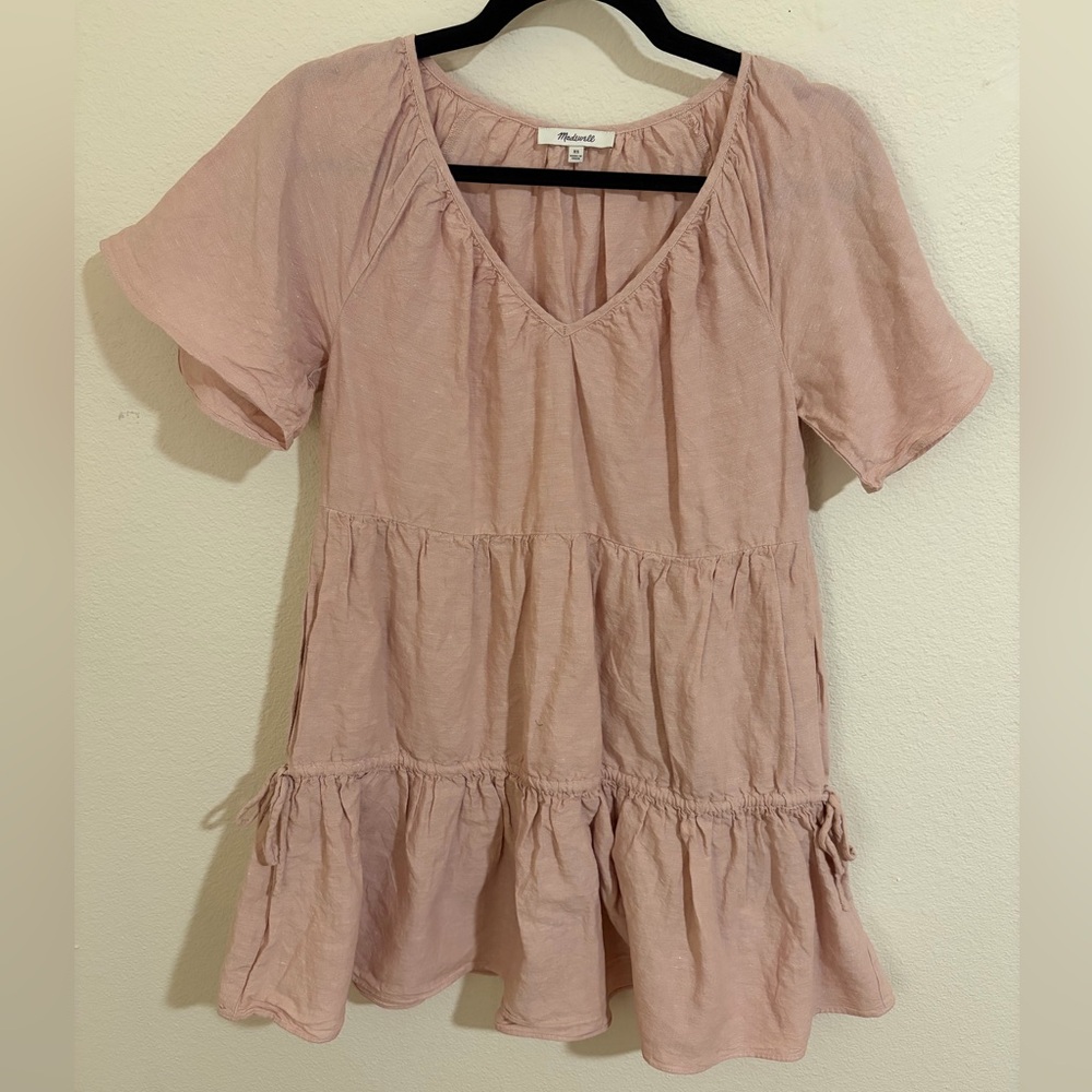 Madewell Blush Pink Babydoll Dress